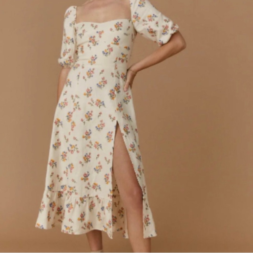 Reformation Belgium Linen Dress (Size 4)